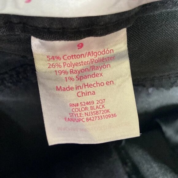 🦄 No Boundaries Black Skinny Jeans Size 9 - Picture 4 of 10